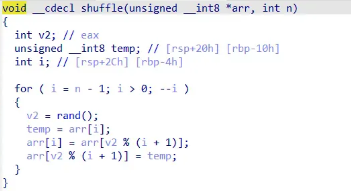 shuffle